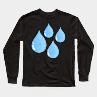 Rain Drops Long Sleeve T-Shirt